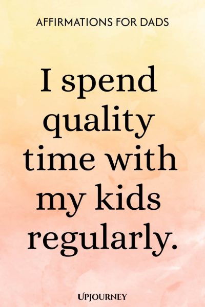 I spend quality time with my kids regularly.