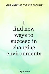 150+ Affirmations for Job Security