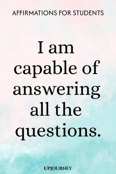 I am capable of answering all the questions.