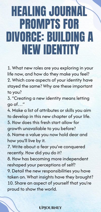 Healing Journal Prompts for Divorce: Building a New Identity