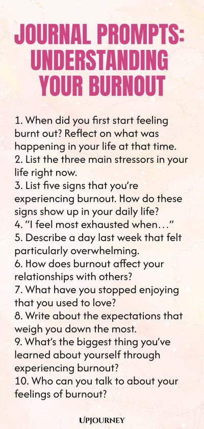 Journal Prompts: Understanding Your Burnout