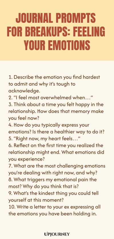 Journal Prompts for Breakups: Feeling Your Emotions