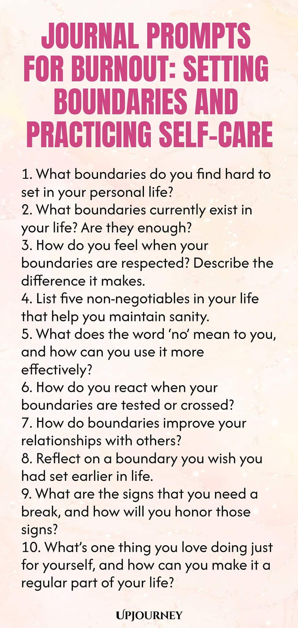 100 Journal Prompts for Burnout