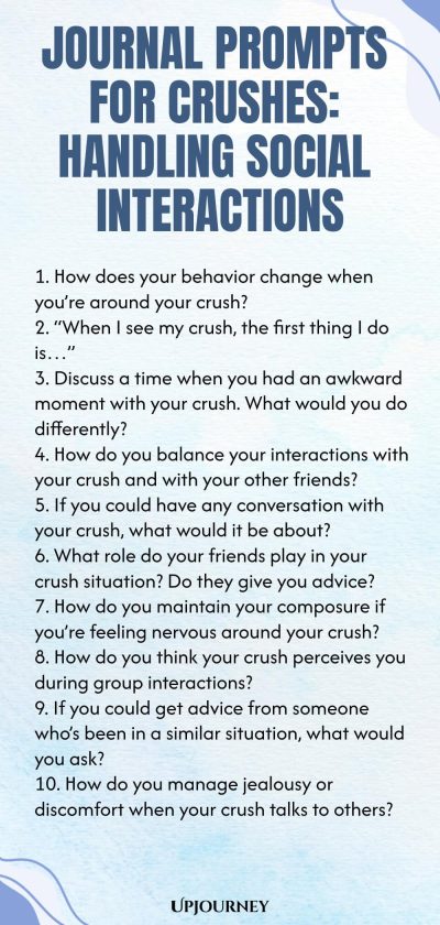 Journal Prompts for Crushes: Handling Social Interactions