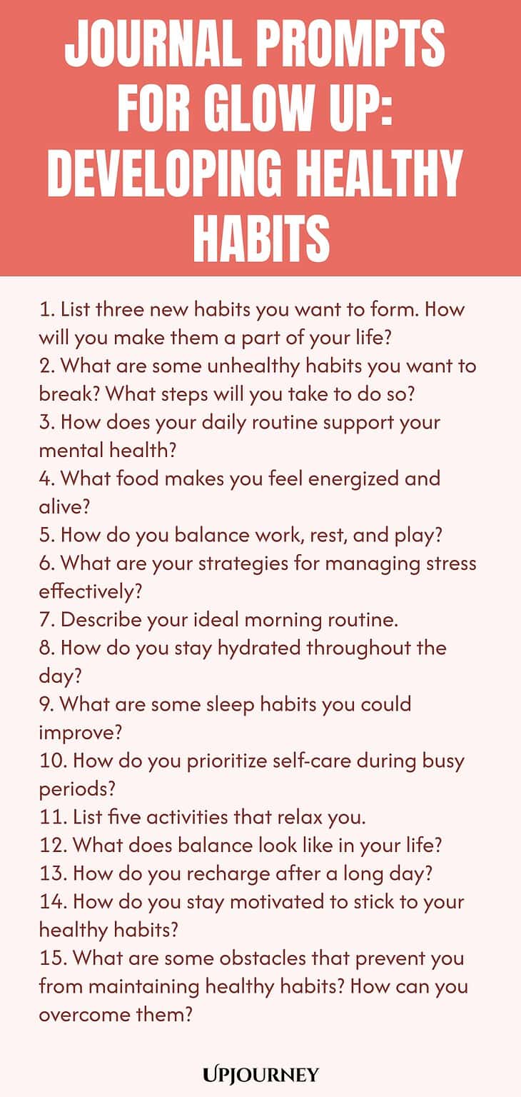 90+ Journal Prompts for Glow Up