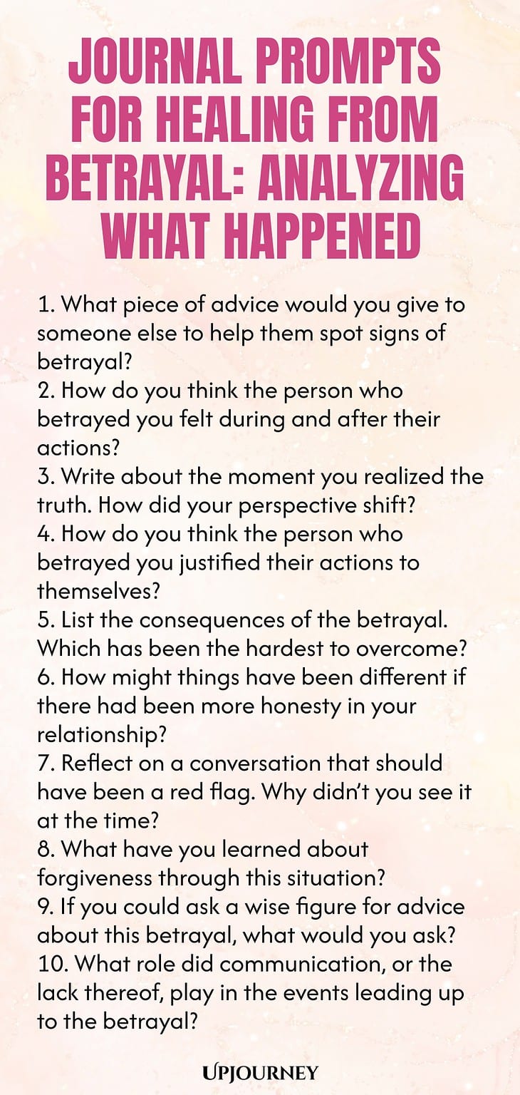 120 Journal Prompts for Healing from Betrayal