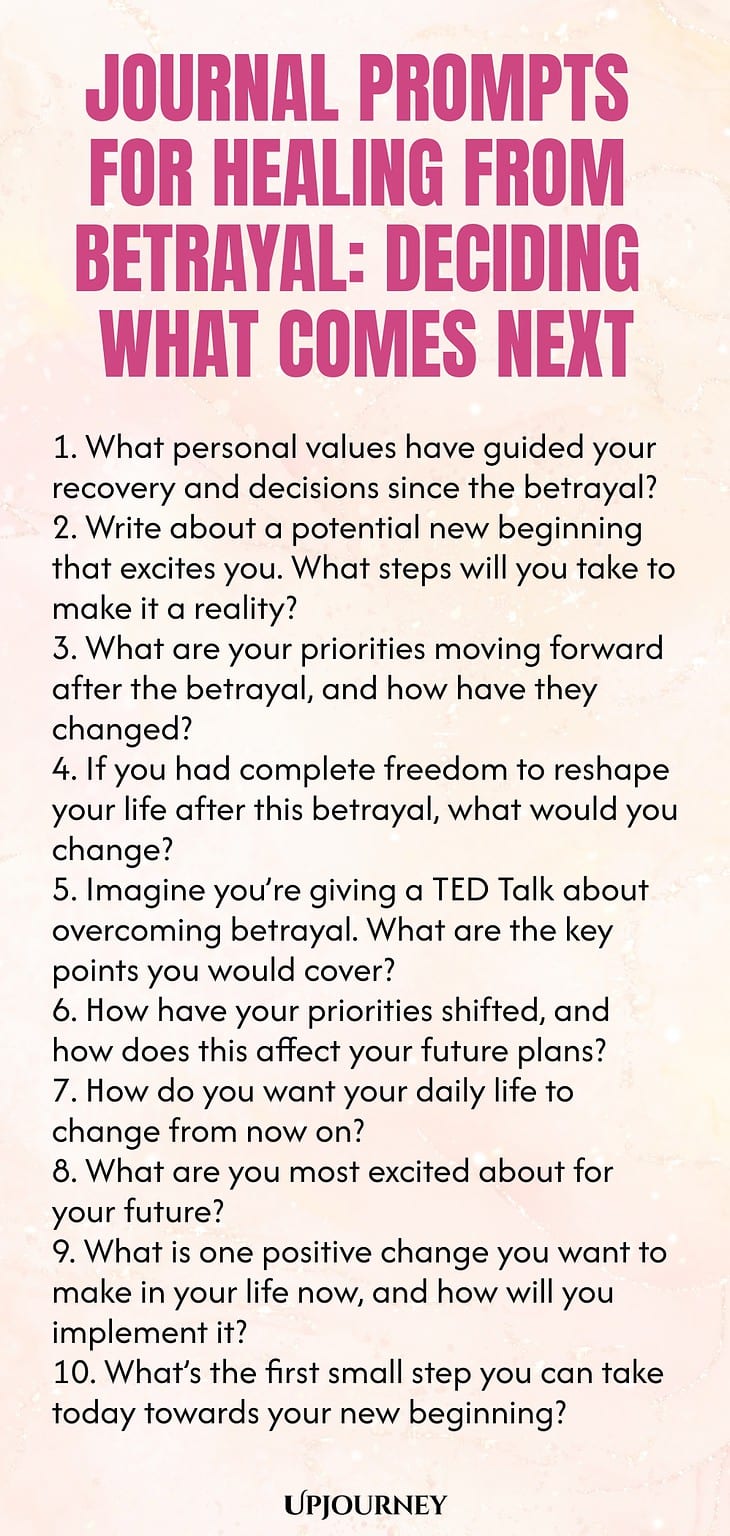 120 Journal Prompts for Healing from Betrayal