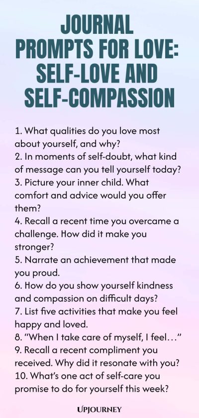Journal Prompts for Love: Self-Love and Self-Compassion
