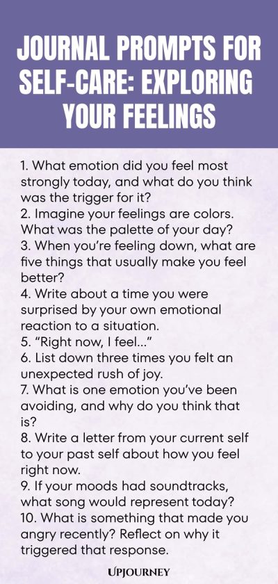 Journal Prompts for Self-Care: Exploring Your Feelings