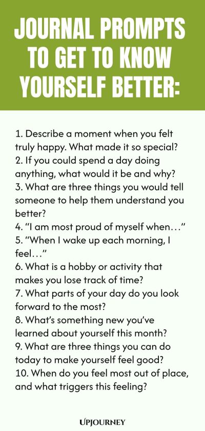 Journal Prompts to Get to Know Yourself Better