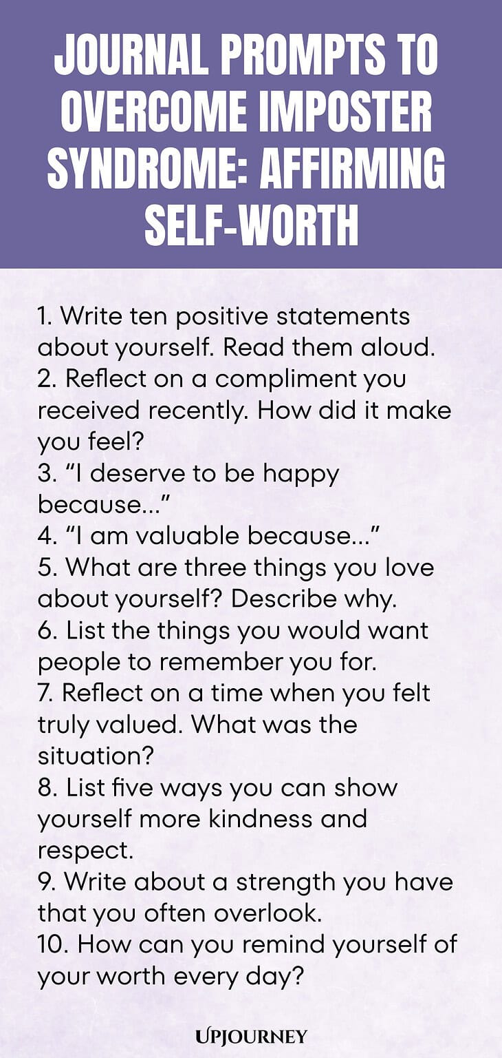 150 Journal Prompts to Overcome Imposter Syndrome