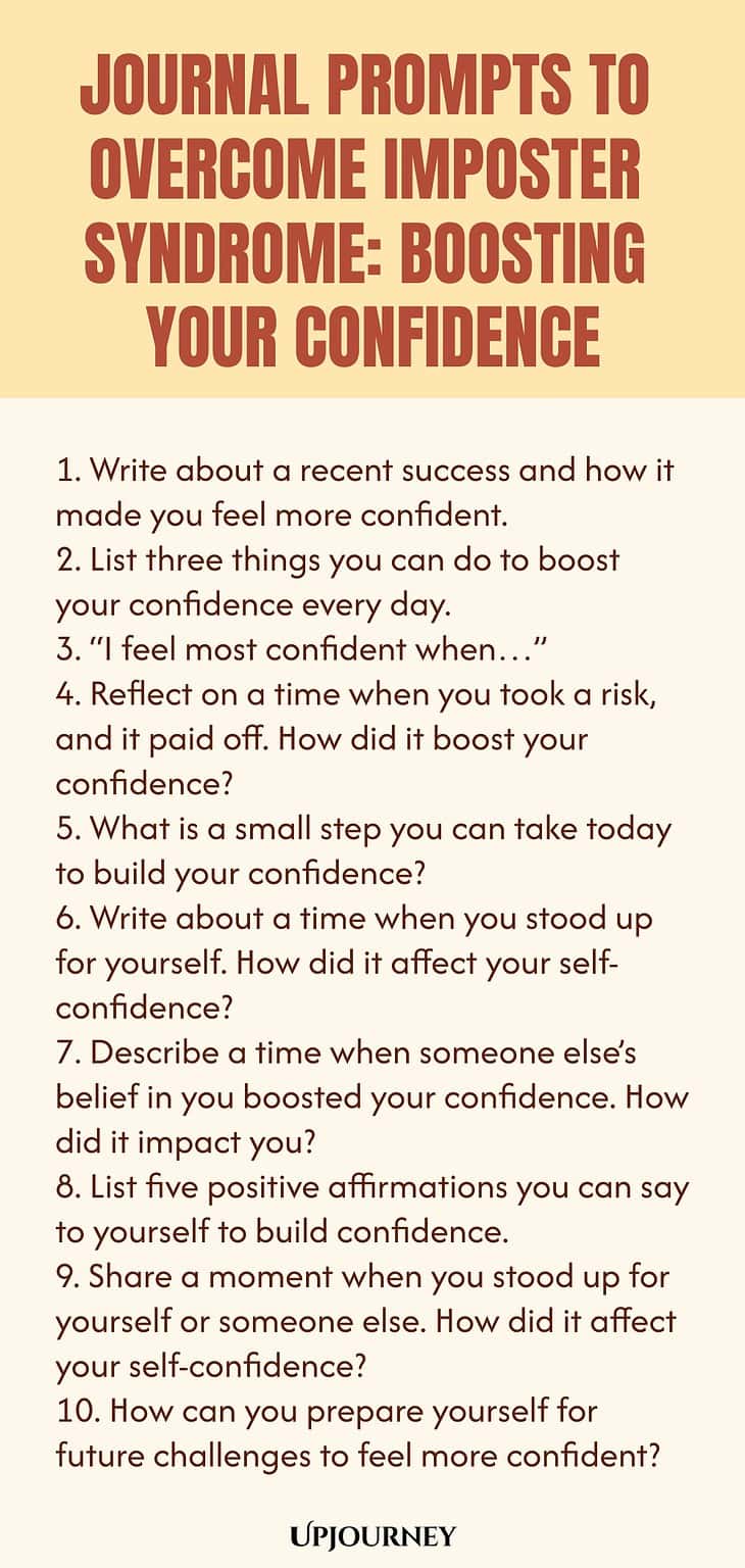 150 Journal Prompts to Overcome Imposter Syndrome