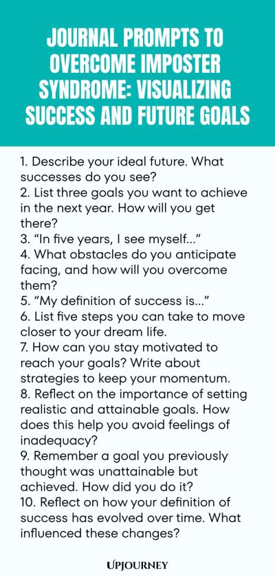 Journal Prompts to Overcome Imposter Syndrome: Visualizing Success and Future Goals