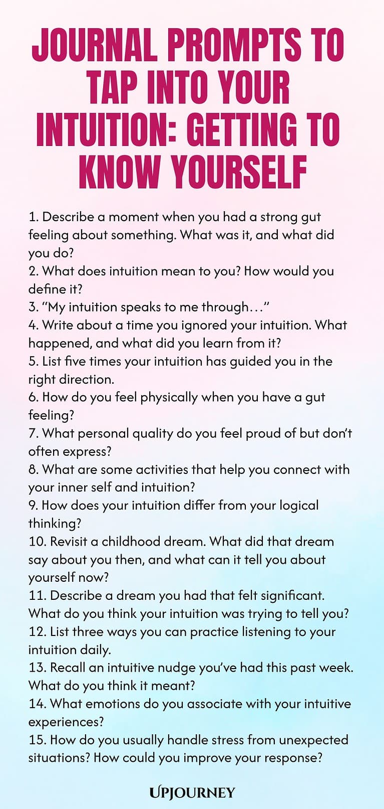 150 Journal Prompts to Tap Into Your Intuition