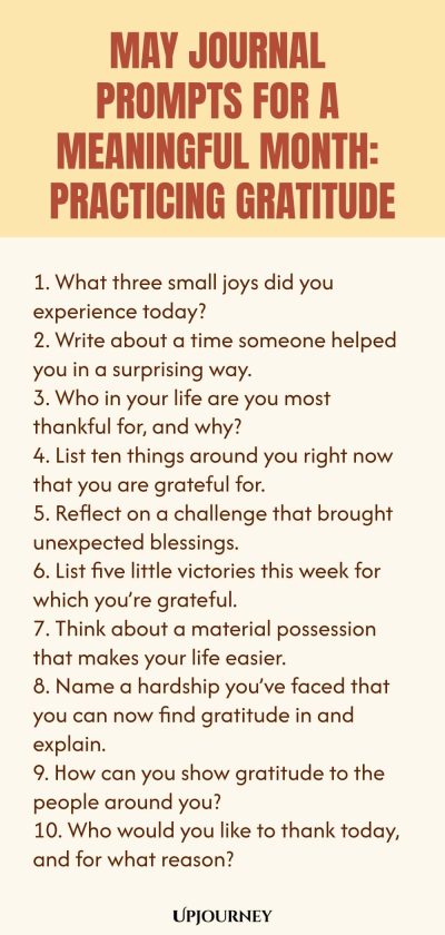 May Journal Prompts for a Meaningful Month: Practicing Gratitude