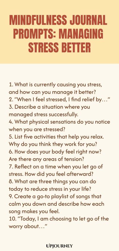 Mindfulness Journal Prompts: Managing Stress Better