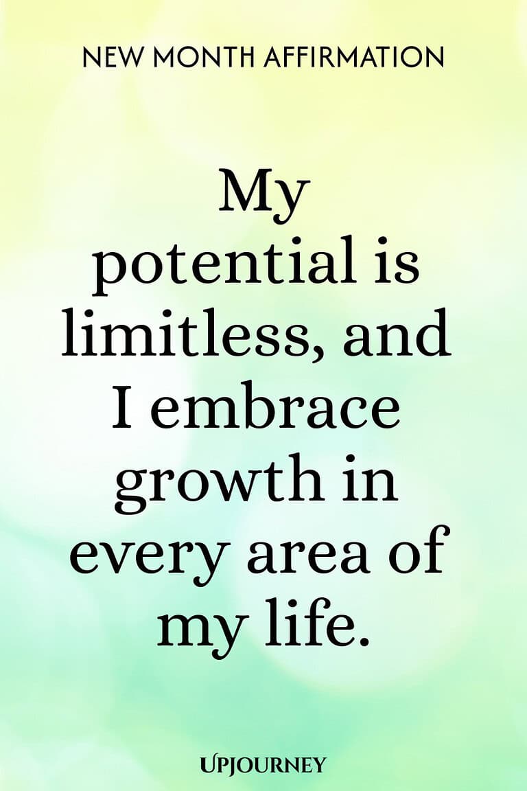 120 New Month Affirmations for a Fresh Start